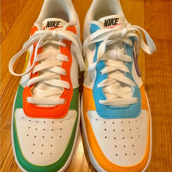 Brand New Youth size 6 Nike Court Borough Recraft Multicolor Low-Top Sneakers - Picture 10 of 11